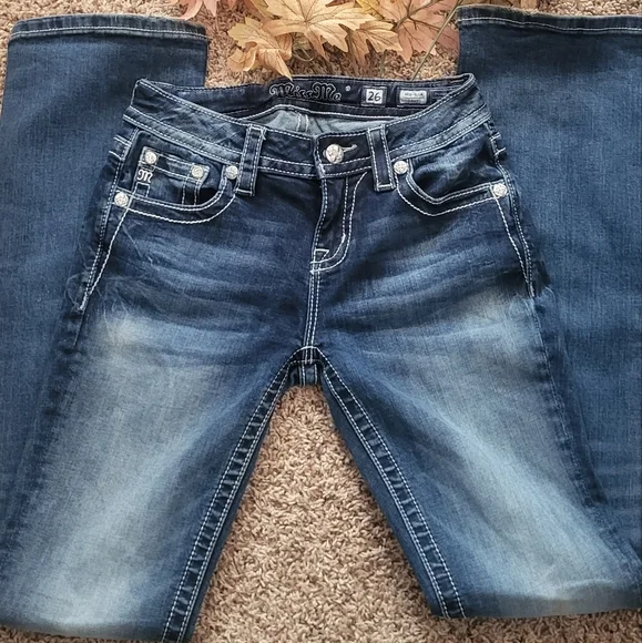 EUC MISS ME JEANS SZ 26 - Picture 2 of 6